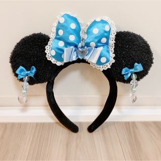 ディズニー(Disney)のミニー 水玉 カチューシャ もこもこ (キャラクターグッズ)