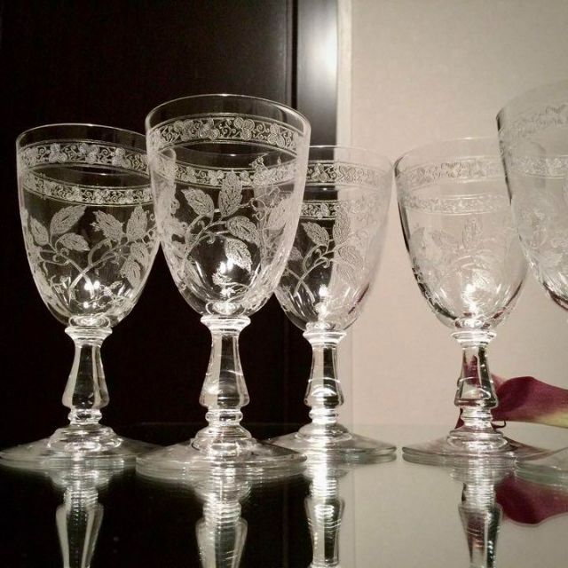 Baccarat - 極希少☆美品オールド バカラ アシッドエッチング ポルト