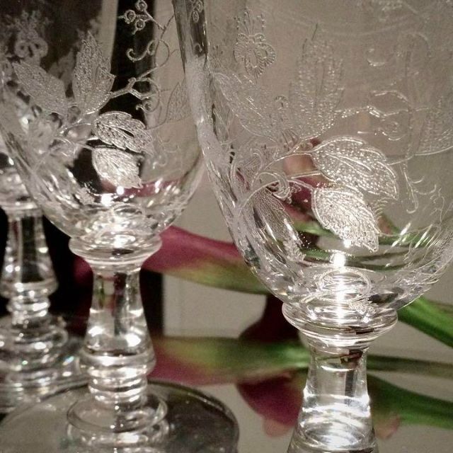 Baccarat - 極希少☆美品オールド バカラ アシッドエッチング ポルト