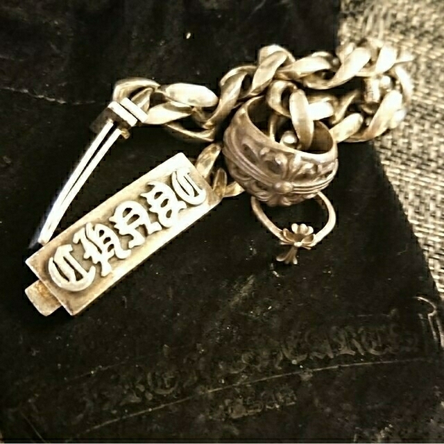 Chrome Hearts(クロムハーツ)のクロムハーツ スモールＩＤ(CH NYC)ブレスレット メンズのアクセサリー(ブレスレット)の商品写真