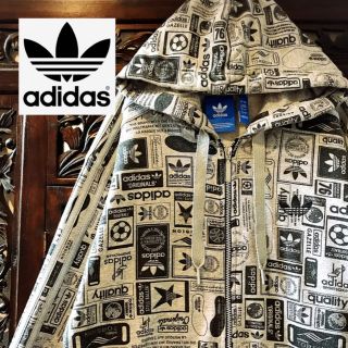 アディダス(adidas)のアディダス オリジナルス ロゴづくし グレー パーカー トレーナー ジャージ(パーカー)