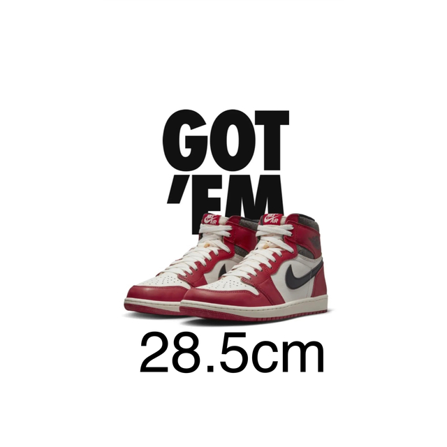 エアジョーダン1Nike Air Jordan 1 "Lost & Found/Chicago"