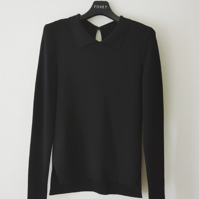 FOXEY フォクシー グレースウール ニット 襟付き 38 - www.husnususlu.com