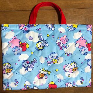 ビーティーイシビル(BT21)の🌸BT21🌸レッスンバッグ　幼稚園バッグ　絵本バッグ　トートバッグ　ハンドメイド(レッスンバッグ)