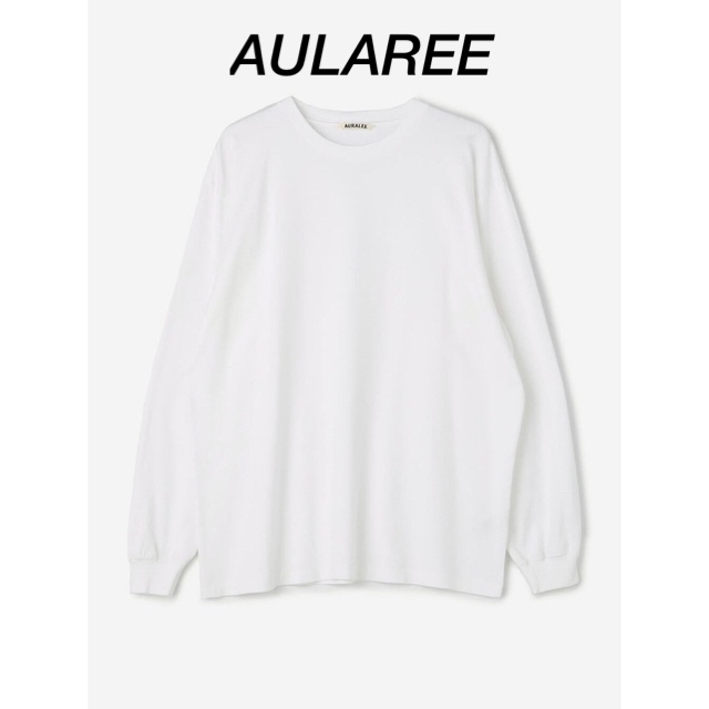 AURALEE(オーラリー)の●AURALEE ロングTシャツ　ホワイト レディースのトップス(カットソー(長袖/七分))の商品写真