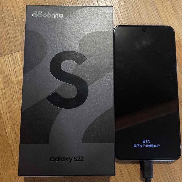 GALAXY s22 ブラック 新品開封済み 電池100%-