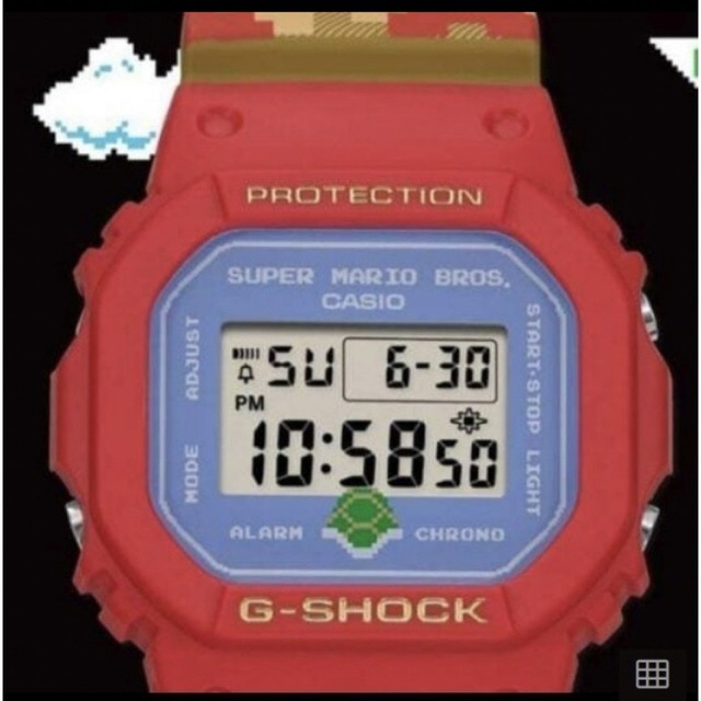 G-SHOCK(ジーショック)の【新品未開封タグ付】G-SHOCK DW-5600SMB-4JR スーパーマリオ エンタメ/ホビーのエンタメ その他(その他)の商品写真