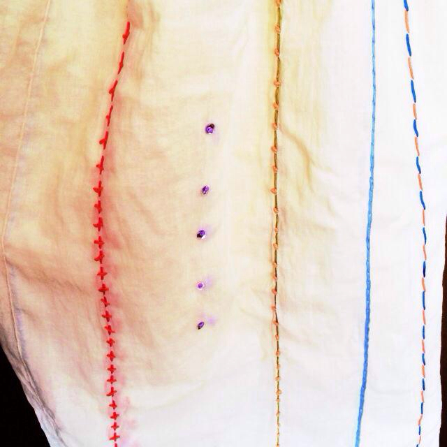 niko and...(ニコアンド)の大判 刺繍×スパンコール ストール＊ レディースのファッション小物(ストール/パシュミナ)の商品写真