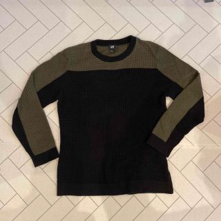 エイチアンドエイチ(H&H)のH&M コットンニット　セーター　バイカラー　メンズニット　(ニット/セーター)