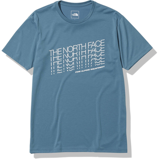 ザノースフェイス(THE NORTH FACE)のTHE NORTH FACE ノースフェイス半袖Tシャツ青NT82182メンズM(Tシャツ/カットソー(半袖/袖なし))