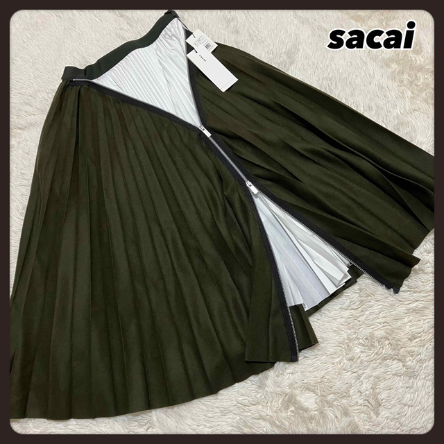 値下げ　タグ付き新品　sacai サカイ ドッキング スカート