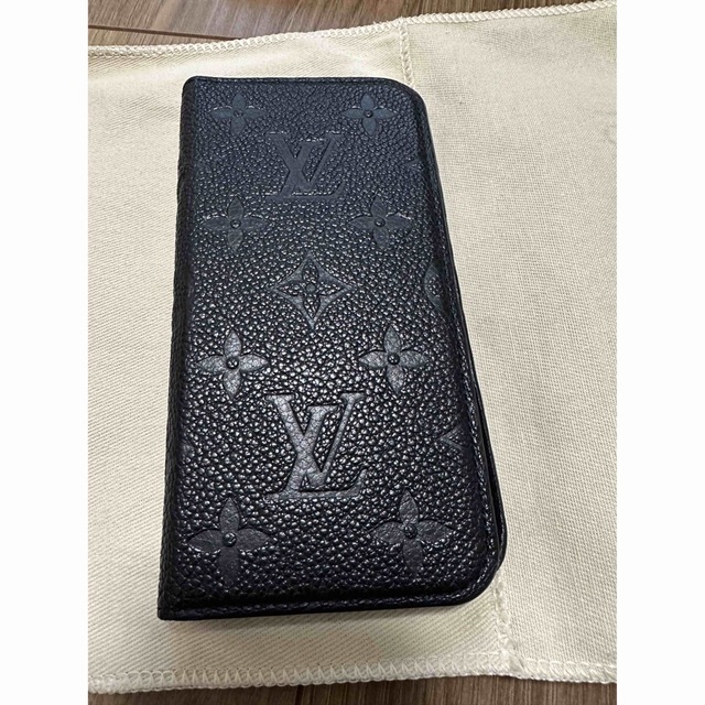 LOUIS VUITTON(ルイヴィトン)の【値下げしました】ルイヴィトン　スマホケース　iPhoneXS スマホ/家電/カメラのスマホアクセサリー(モバイルケース/カバー)の商品写真