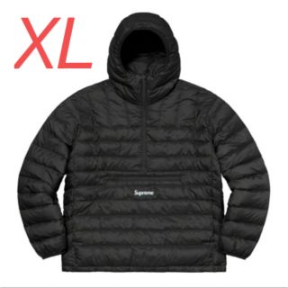 21AW シュプリームマイクロダウンハーフジッププルオーバーLオレンジ
