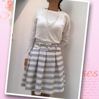 ジルスチュアート(JILLSTUART)のえり様 専用 JILL STUART ベルト付きスカート☆S(ミニスカート)