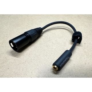 美品　4Pin XLR オスー4.4mm 5極 メス変換バランスケーブル　(アンプ)