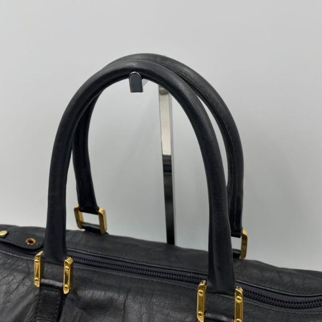 LOEWE(ロエベ)の【格安】ロエベ ミニボストンバッグ アナグラム ブラック レザー 大容量 レディースのバッグ(ハンドバッグ)の商品写真