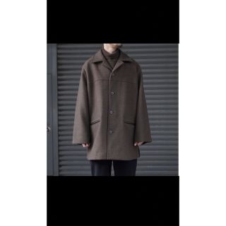 22aw HERILL blacksheepCarcoat ウールカーコート(ステンカラーコート)