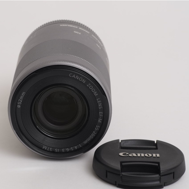 Canon(キヤノン)のCanon EF-M 55-200mm レンズ スマホ/家電/カメラのカメラ(レンズ(ズーム))の商品写真