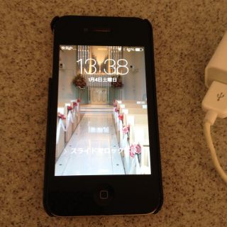 iPhone4s 32G 黒 ケータイ(その他)