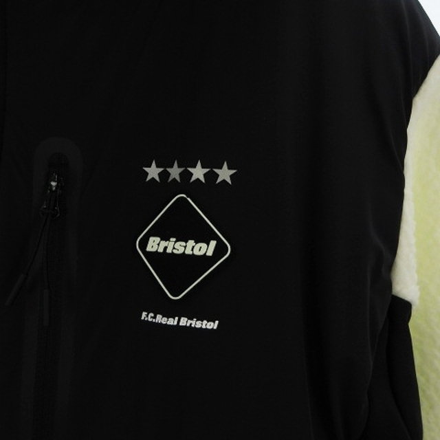 エフシーレアルブリストル フリースジャケット ボア パーカー 白 黒 M メンズのトップス(パーカー)の商品写真