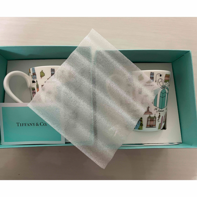 Tiffany & Co.(ティファニー)のTIFFANY&Co ティーカップ　ペアカップ　値下げ中 インテリア/住まい/日用品のキッチン/食器(グラス/カップ)の商品写真