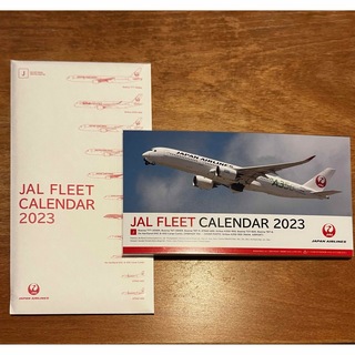 JAL(日本航空) - 日本航空 JAL FLEET CALENDER 2023 卓上カレンダー