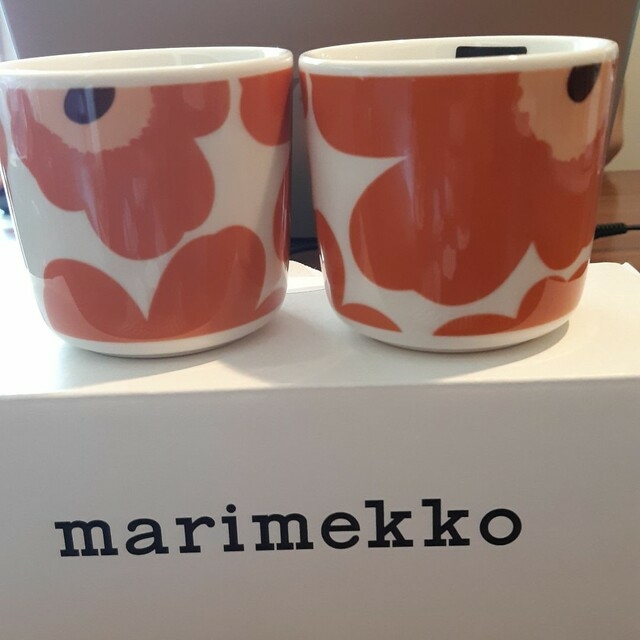 marimekko(マリメッコ)のマリメッコ　ウニッコ　ラテマグ　2個 インテリア/住まい/日用品のキッチン/食器(グラス/カップ)の商品写真