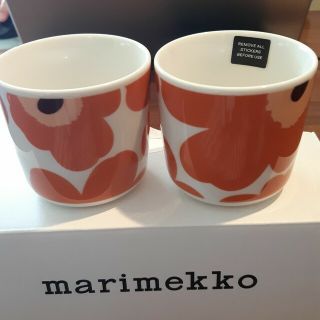 マリメッコ(marimekko)のマリメッコ　ウニッコ　ラテマグ　2個(グラス/カップ)