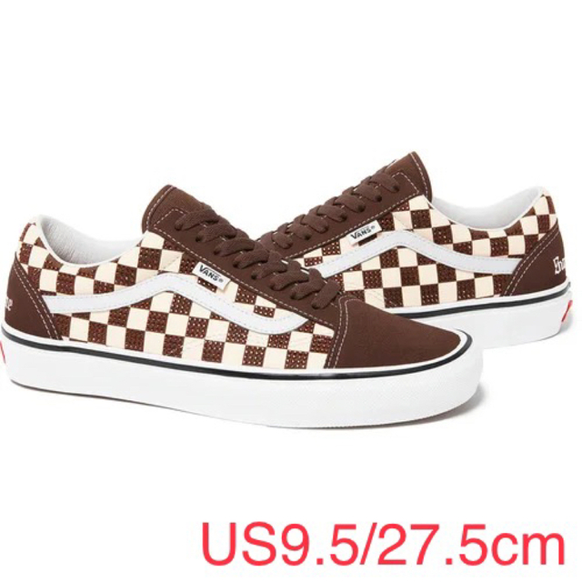 バンズSupreme Swarovski Vans Old Skool “Brown”