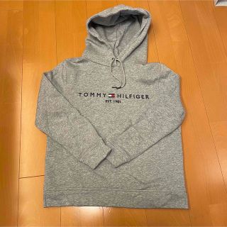 トミーヒルフィガー(TOMMY HILFIGER)のTOMMYHILFIGER トミー　パーカー　メンズ　Mサイズ　グレー(パーカー)