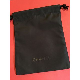 シャネル(CHANEL)のシャネル　巾着　ノベルティ　ブラック　(ノベルティグッズ)