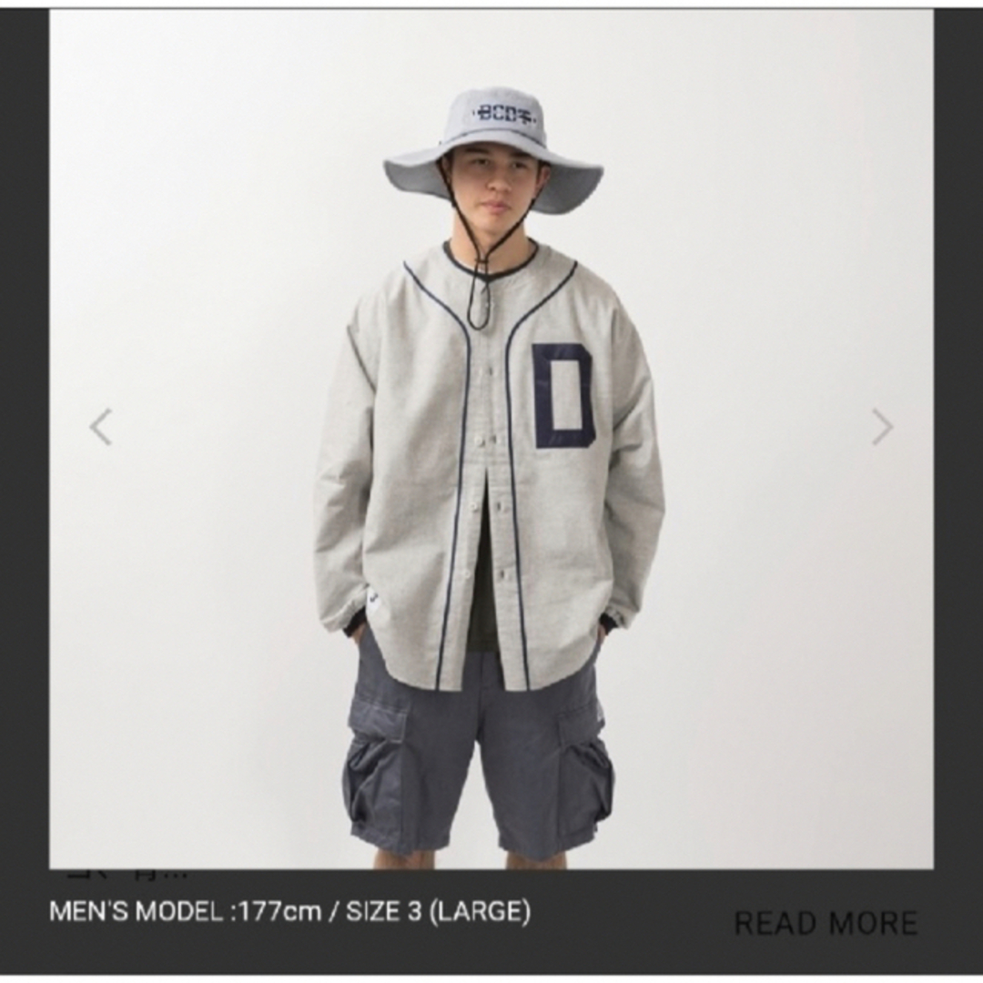 DESCENDANT(ディセンダント)のDESCENDANT BLEEK BASEBALL SHIRT メンズのトップス(シャツ)の商品写真