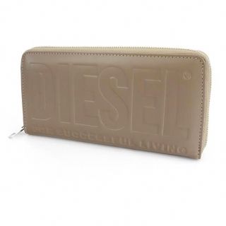 ディーゼル(DIESEL)のDIESEL 長財布　X08172 PR003 T2176 24ZIPグレージュ(長財布)