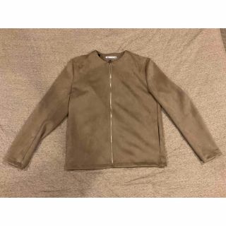 ザラ(ZARA)のZARA ザラ ノーカラージャケット メンズ  Lサイズ  美品(ブルゾン)