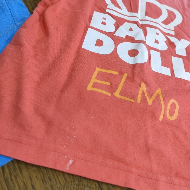 BABYDOLL(ベビードール)のBABYDOLL エルモ、クッキーモンスター Tシャツ エンタメ/ホビーのおもちゃ/ぬいぐるみ(キャラクターグッズ)の商品写真