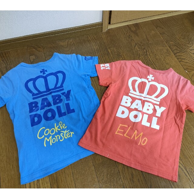 BABYDOLL(ベビードール)のBABYDOLL エルモ、クッキーモンスター Tシャツ エンタメ/ホビーのおもちゃ/ぬいぐるみ(キャラクターグッズ)の商品写真