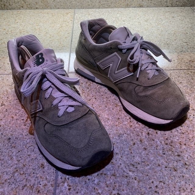 New Balance(ニューバランス)のしんぴん様専用出品！ニューバランス M 1400 MG☆中古☆グリーン メンズの靴/シューズ(スニーカー)の商品写真