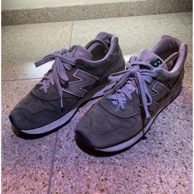 New Balance(ニューバランス)のしんぴん様専用出品！ニューバランス M 1400 MG☆中古☆グリーン メンズの靴/シューズ(スニーカー)の商品写真