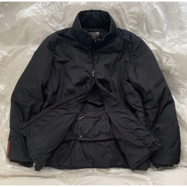 90s PRADA SPORTS padded black blouson