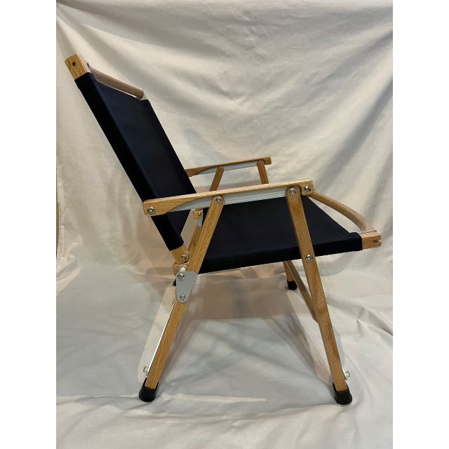 2脚セット】☆カーミットチェア風 折りたたみ ウッドチェア(オーク材