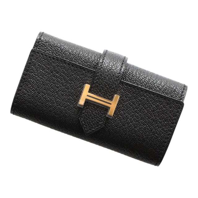 特別セール品】 Hermes - エルメス 4連キーケース ベアン ブラック