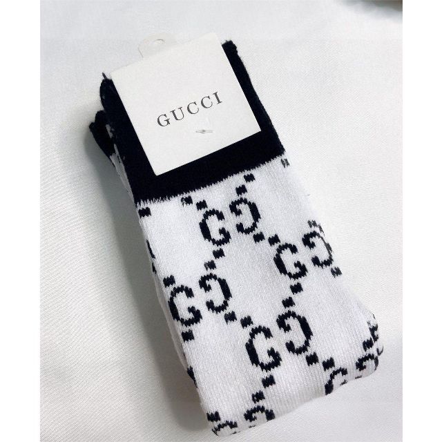 Gucci - 極美品 全新未使用 GUCCI GGロゴソックス♡の通販 by トモヨシ｜グッチならラクマ