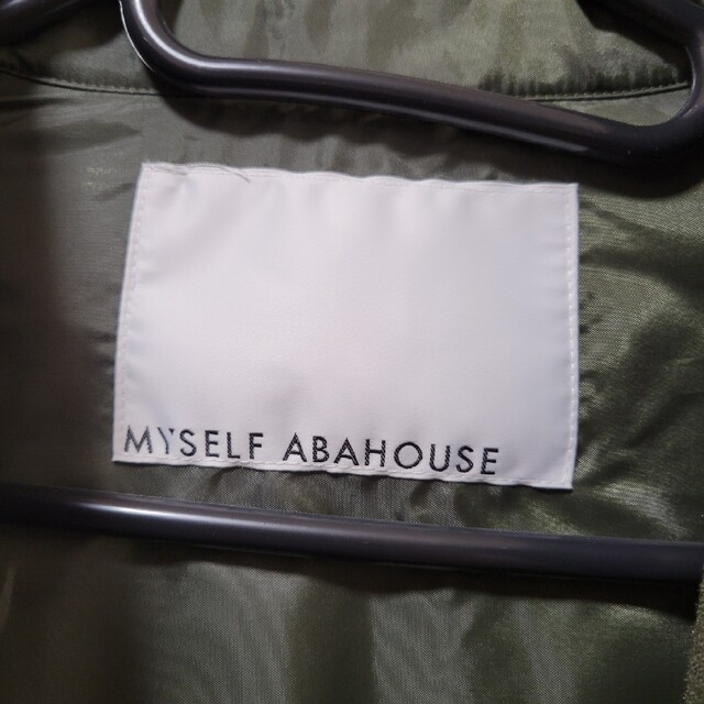 ABAHOUSE(アバハウス)のMYSELF ABAHOUSEテックメルトン CPO ブルゾンシャツカーキ メンズのジャケット/アウター(ブルゾン)の商品写真