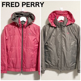 フレッドペリー(FRED PERRY)のフレッドペリー リーバーシブル 中綿ジャケット レディースS パーカー(ブルゾン)
