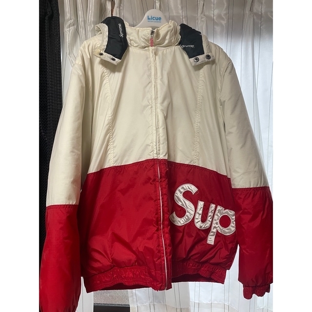 Supreme FW16 Sideline Side Logo Parka 白