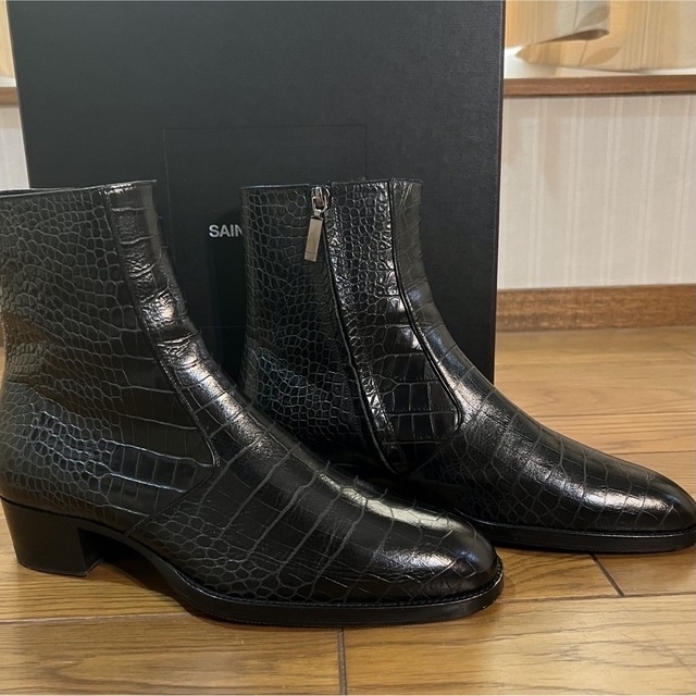 極美品 Saint Laurent クロコブーツ サイズ41 26cm