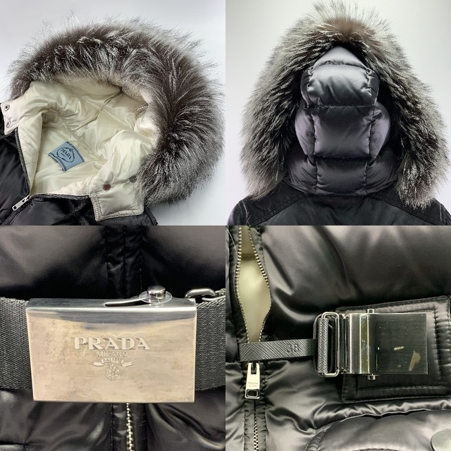 ▽▽PRADA プラダ ダウンジャケット サイズ38(S) グレー