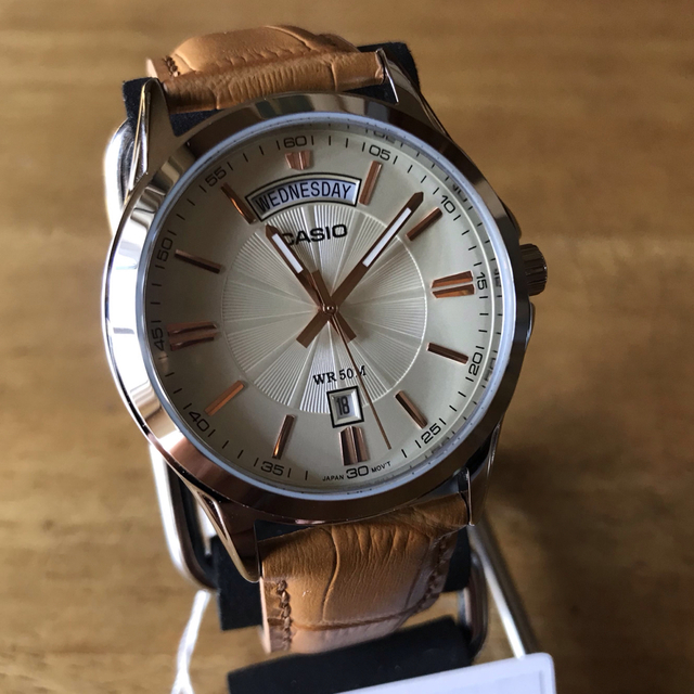 CASIO(カシオ)の【新品】カシオ CASIO クオーツ メンズ 腕時計 MTP-1381L-9A メンズの時計(腕時計(アナログ))の商品写真
