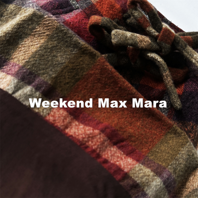 Weekend Max Mara(ウィークエンドマックスマーラ)の【Weekend Max Mara】タータンチェック ラナウール スカート レディースのスカート(ひざ丈スカート)の商品写真