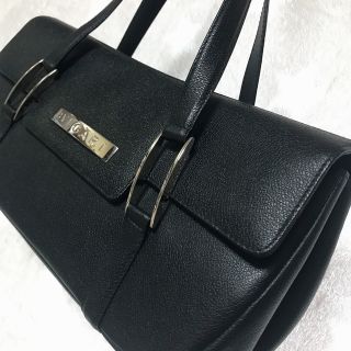 ブルガリ(BVLGARI)の⬛︎ブルガリ⬛︎ロゴプレートレザーショルダー　肩がけバッグ(ショルダーバッグ)